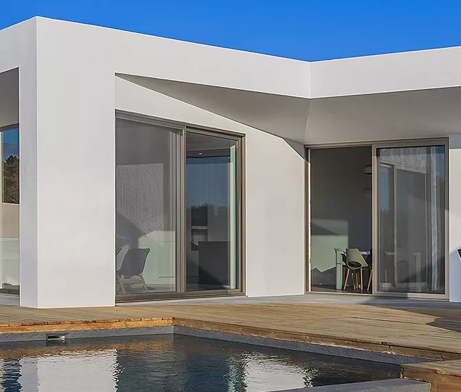 Okna drewniano - aluminiowe